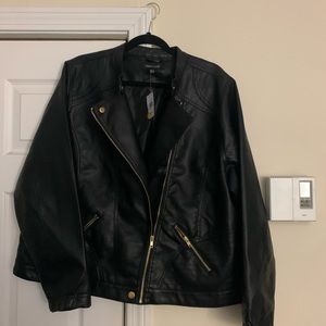 2x faux leather jacket